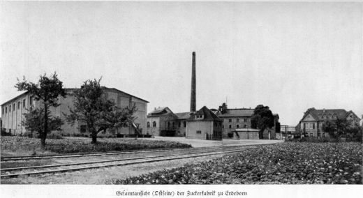 Zuckerfabrik 1865-1940 - Gesamtansicht Ostseite