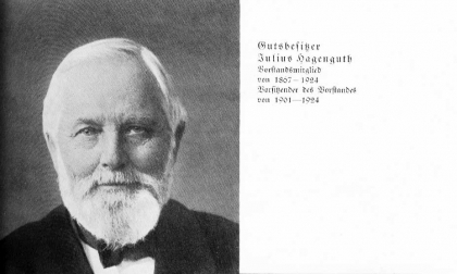 Zuckerfabrik 1865-1940 - Gutsbesitzer Hagenguth
