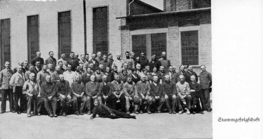 Zuckerfabrik 1865-1940 - Stammgefolgschaft